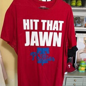 Philadelphia Phillies “Hit that jawn” tshirt xl